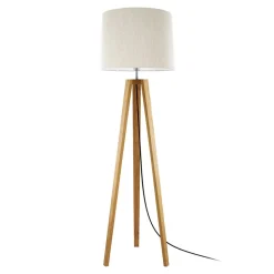 HerzBlut Anni gulvlampe, knasteg oliebeh./creme