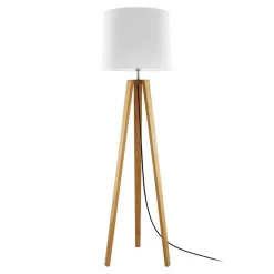 HerzBlut Anni gulvlampe, knasteg oliebeh./hvid