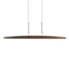 HerzBlut Arco LED-hængelampe i olieret valnød 130 cm