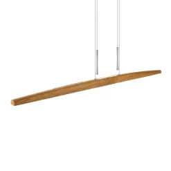 HerzBlut Arco LED-hængelampe olieret eg 170 cm