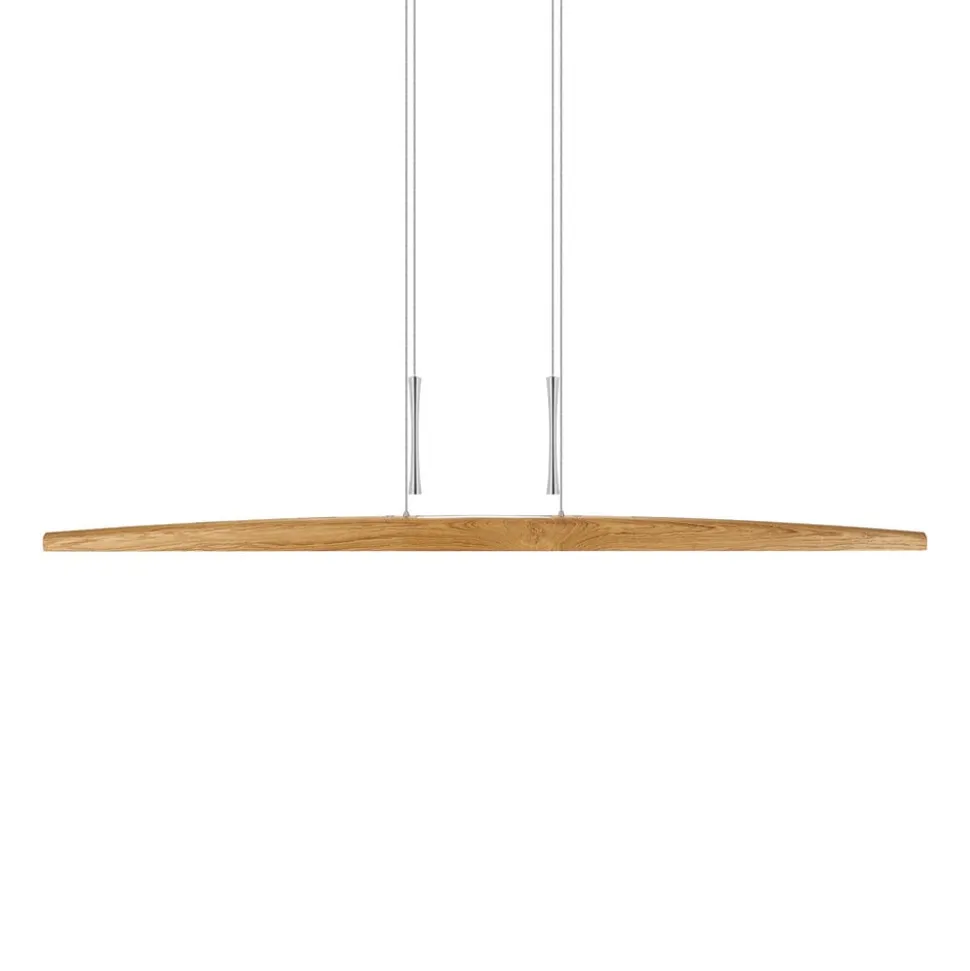 HerzBlut Arco LED-hængelampe olieret eg 170 cm