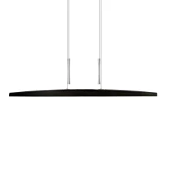 HerzBlut Arco LED-hængelampe ask eg trækul 130cm