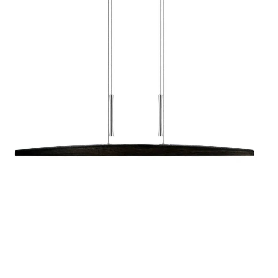 HerzBlut Arco LED-hængelampe ask eg trækul 130cm