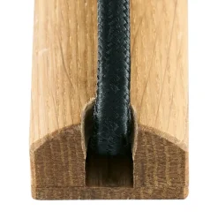 HerzBlut Elli gulvlampe, knasteg oliebeh./sort