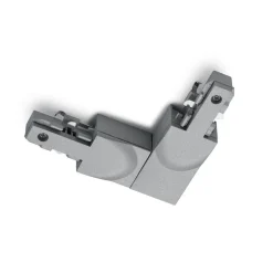 Hjørneforbinder DUOline jordstik, inde, titan