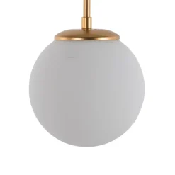 Hængelampe AV-1897-2BSA 2 glaskugler, guld