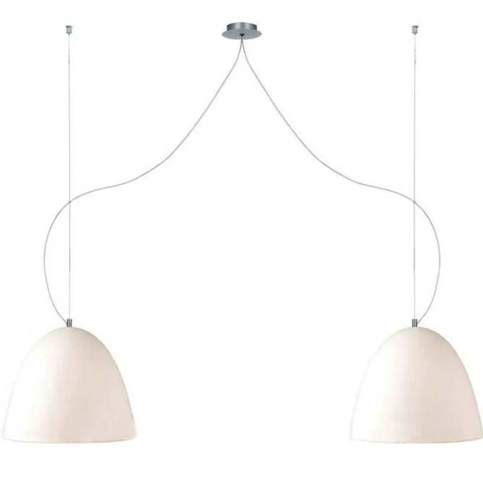 Hængelampe BELL 21 cm, sandfarvet, med 2 lyskilde