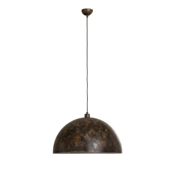 Hængelampe Berceste, Ø 60 cm, gammel messing, metal