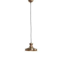 Hængelampe Berceste, guldfarvet, metal, Ø 22 cm, E27