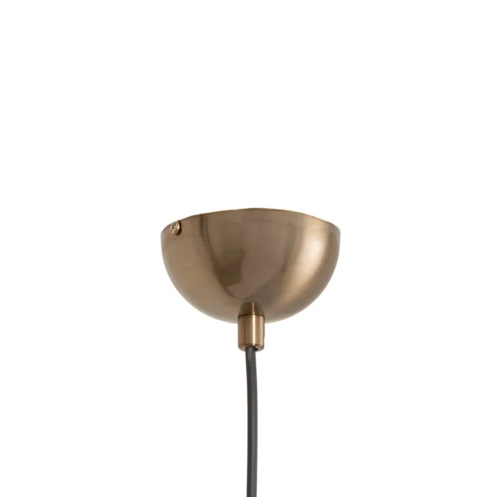 Hængelampe Berceste, guldfarvet, metal, Ø 22 cm, E27