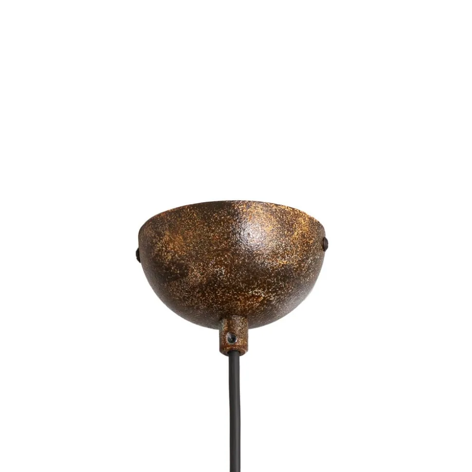 Hængelampe Bitlislim, antikbrun, Ø 41 cm, metal, E27