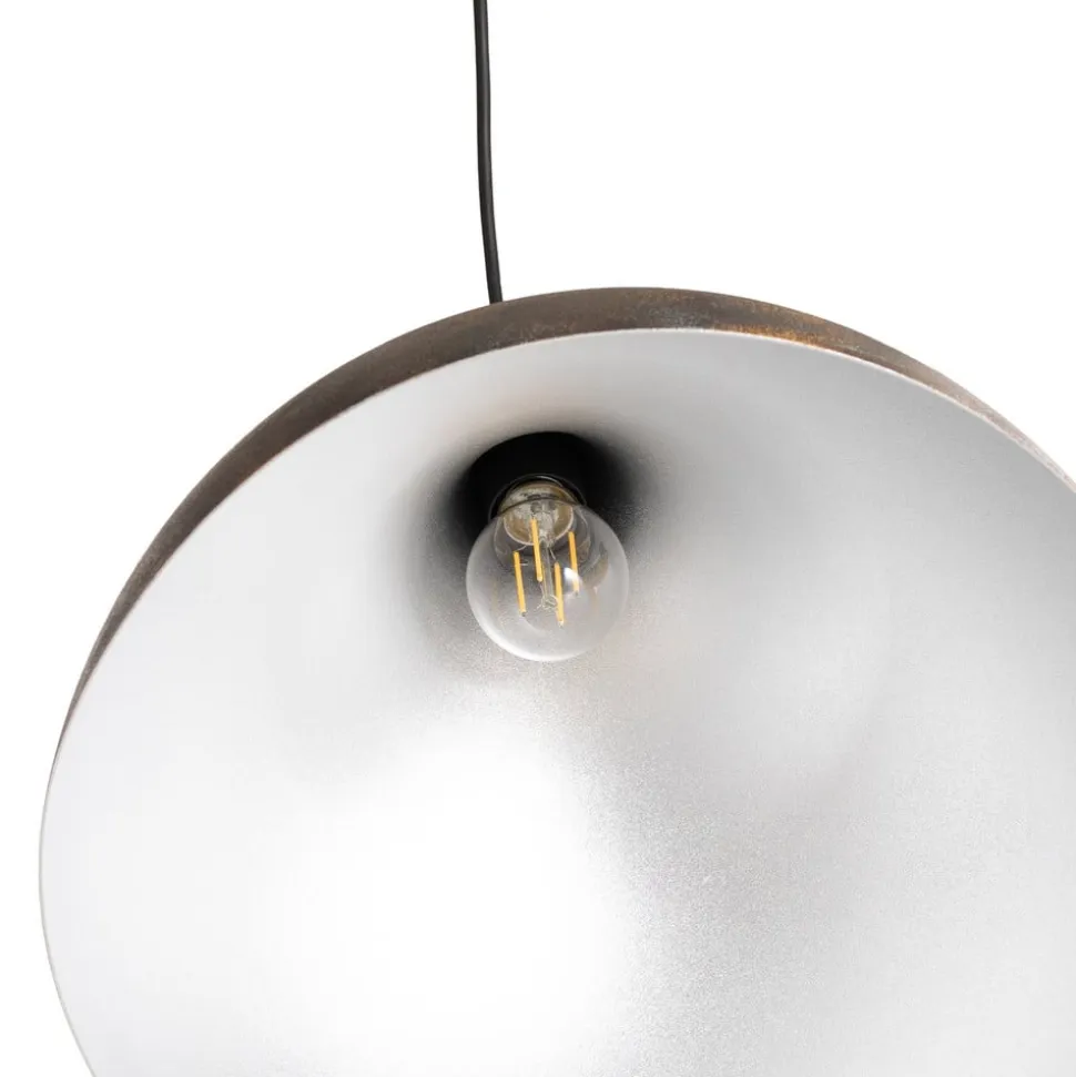 Hængelampe Bitlislim, antikbrun, Ø 41 cm, metal, E27