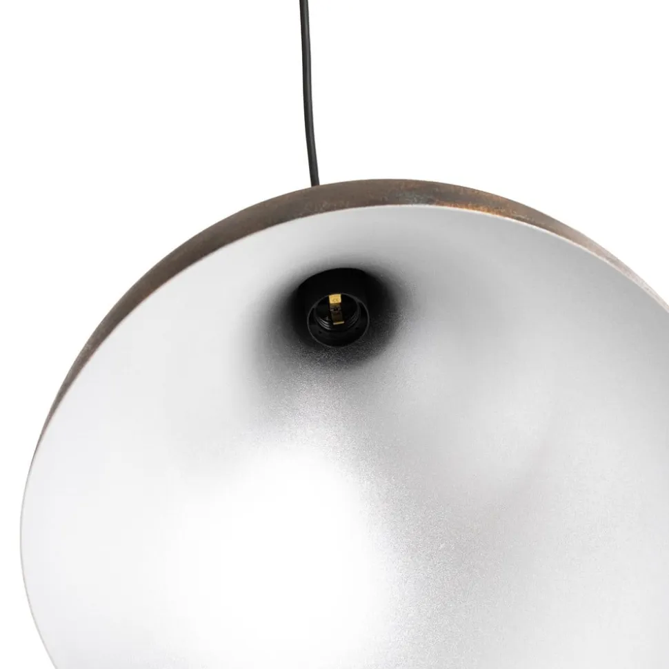 Hængelampe Bitlislim, antikbrun, Ø 41 cm, metal, E27