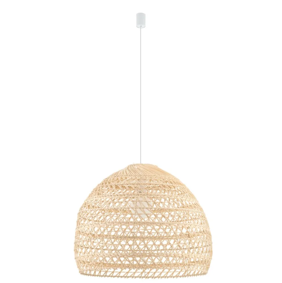 Hængelampe BOHO, Ø 60 cm, naturbrun, rattan, E27