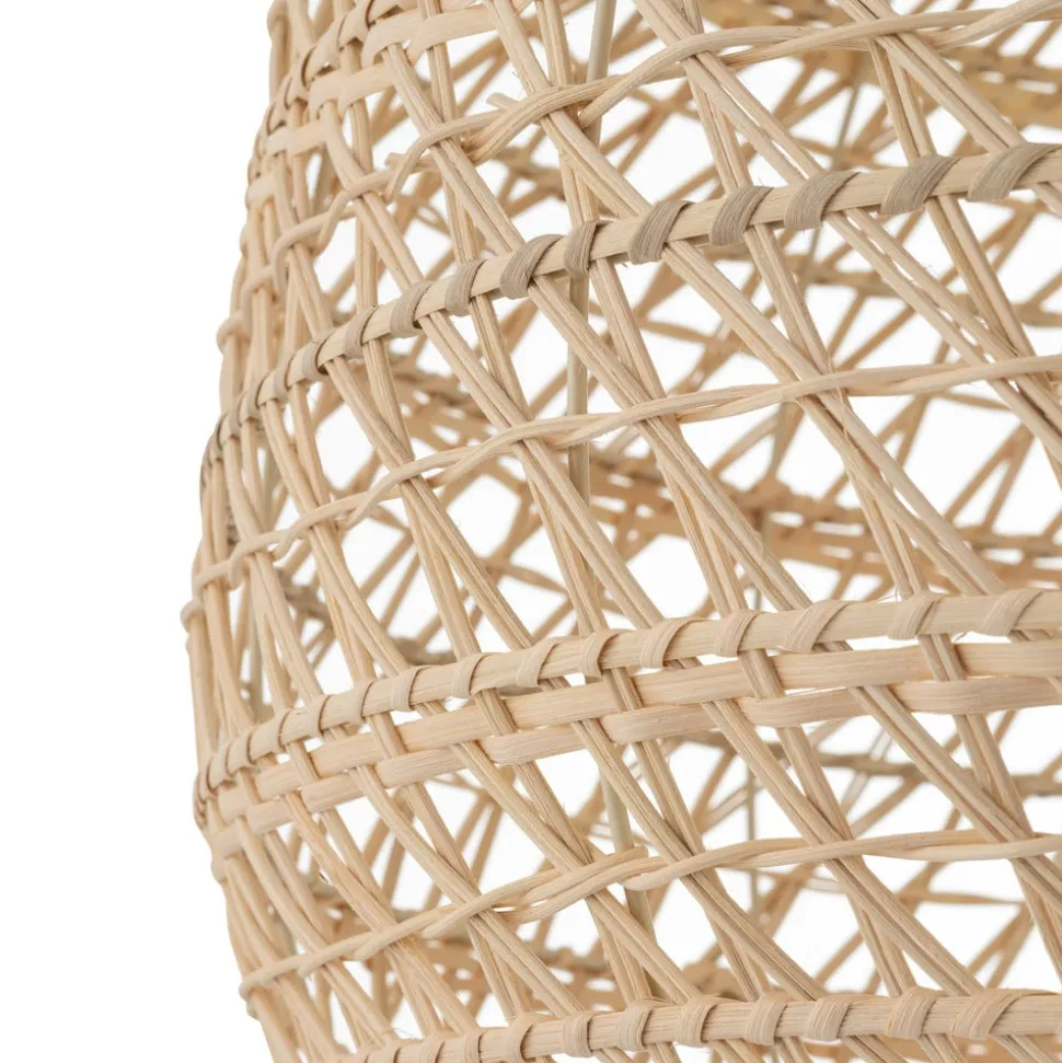 Hængelampe BOHO, Ø 60 cm, naturbrun, rattan, E27