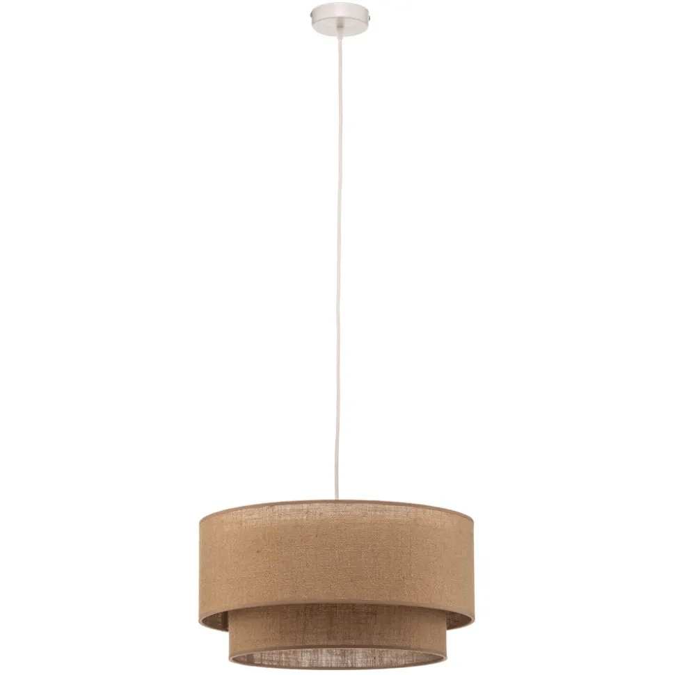 Hængelampe Boho jute naturbrun Ø45cm 1 lyskilde