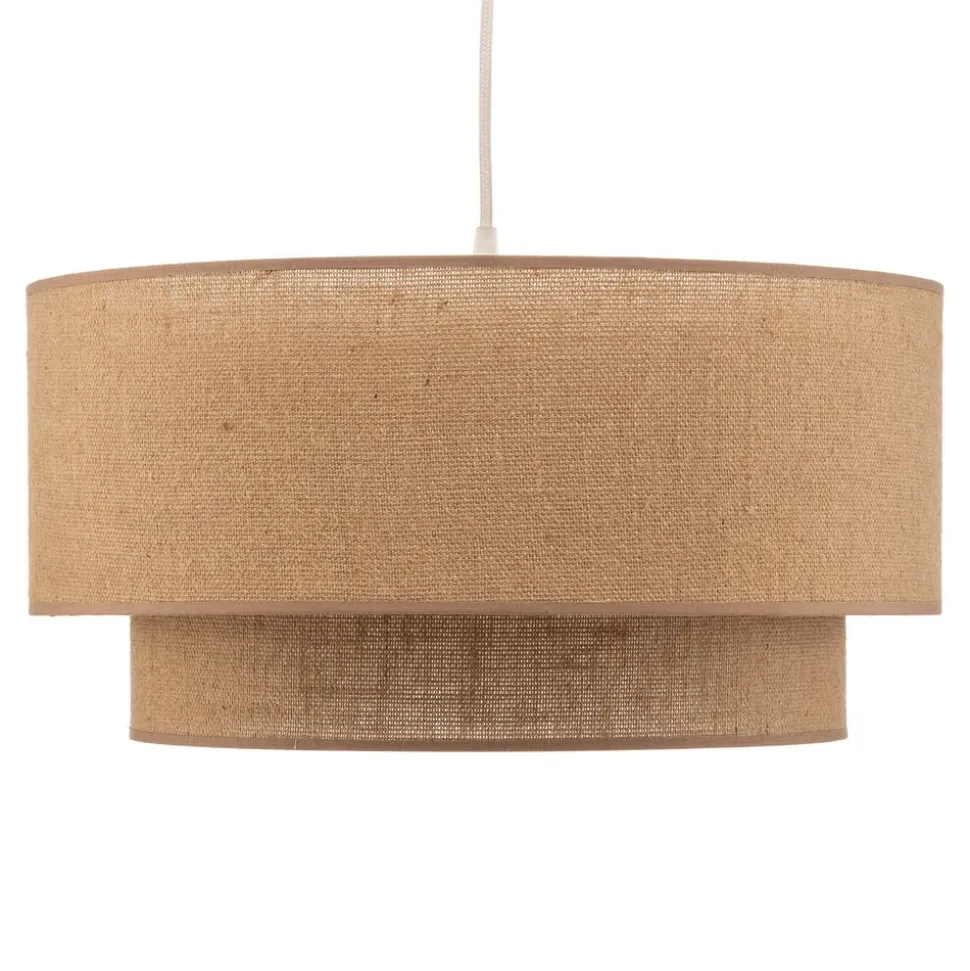 Hængelampe Boho jute naturbrun Ø45cm 1 lyskilde