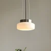 Hængelampe BonBon, creme, Ø 16 cm, glas