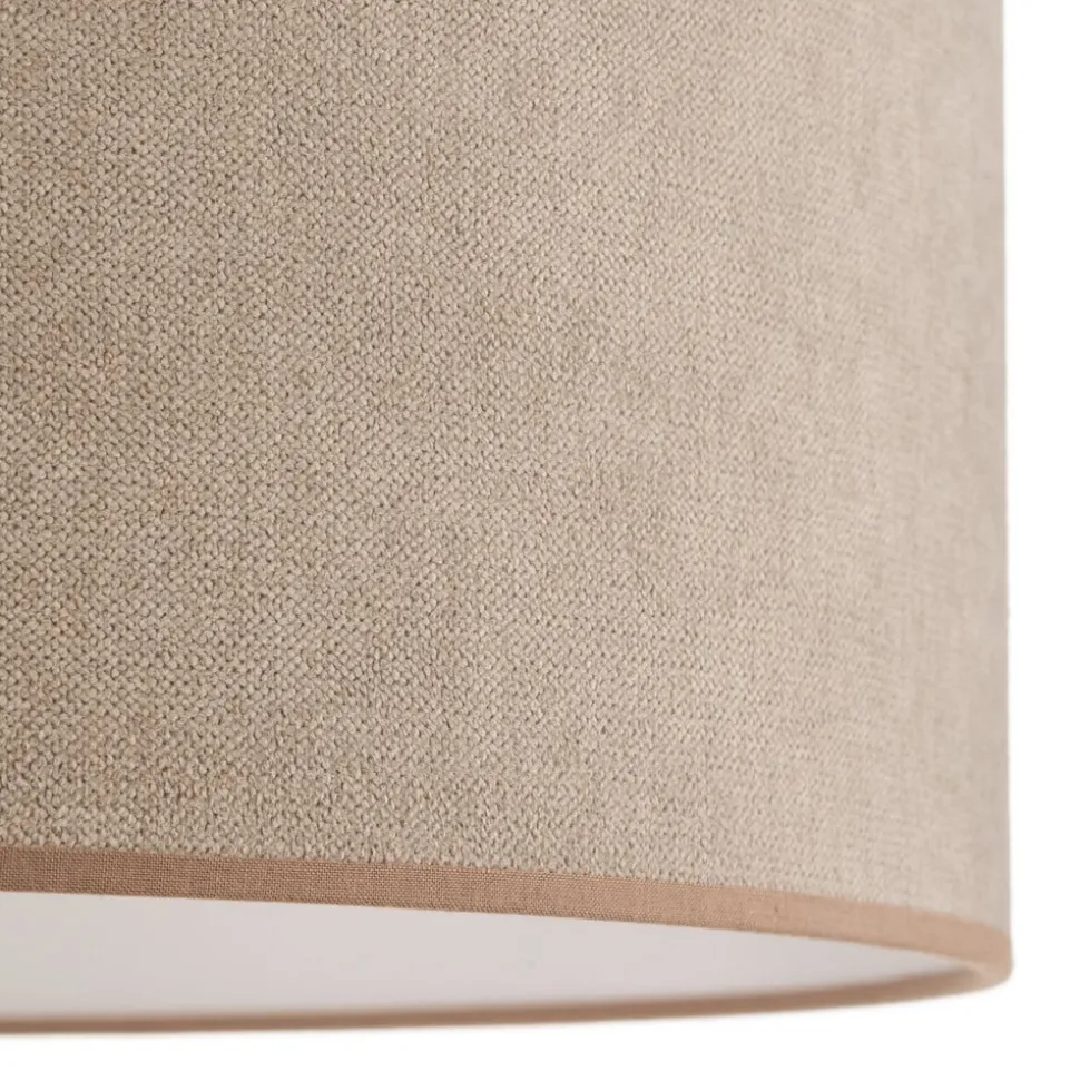Hængelampe Bristol, vævet mønster, beige