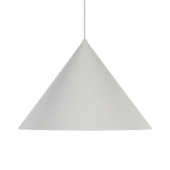 Hængelampe Cono, 1 lyskilde, Ø 50 cm, beige, E27