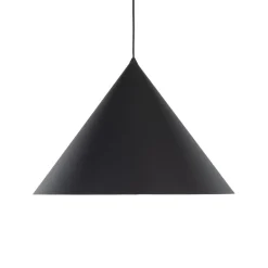 Hængelampe Cono, 1 lyskilde, Ø 50 cm, sort, E27