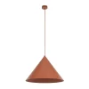 Hængelampe Cono, 1 lyskilde, Ø 50 cm, terracotta, E27