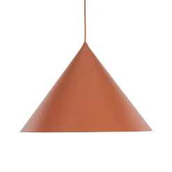 Hængelampe Cono, 1 lyskilde, Ø 50 cm, terracotta, E27