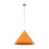 Hængelampe Cono, 1 lyskilde, Ø 50 cm, orange, E27