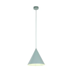 Hængelampe Cono, 1 lyskilde, Ø 25 cm, mint, E27