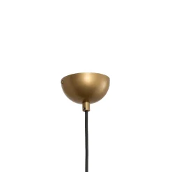 Hængelampe Corner, guldfarvet, 25 x 25 cm, metal, E27