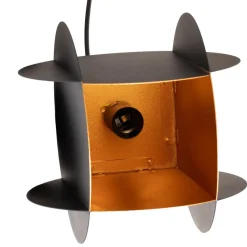 Hængelampe Corner, sort, 25 x 25 cm, metal, E27
