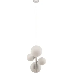Hængelampe Dione, 4 lyskilder, hvid
