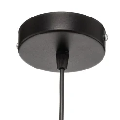 Hængelampe Duo, sort/guld, Ø40cm, 1 lyskilde