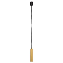 Hængelampe Eye, 1 lyskilde, messing, skærmhøjde 25 cm