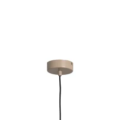 Hængelampe Form 4, beige, metal, 4 lyskilder, kegle, E27