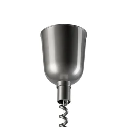 Hængelampe Ilsa, hvid/sølv, Ø 30 cm, højdejusterbar