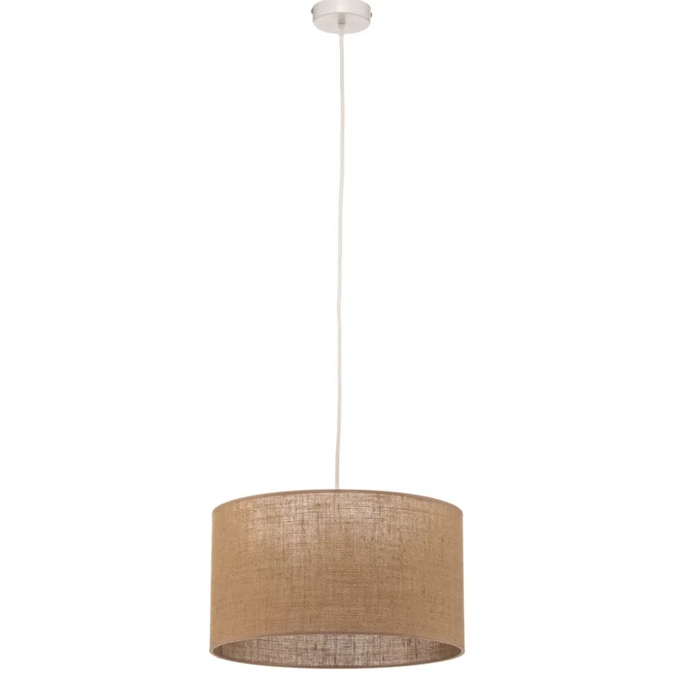 Hængelampe Jute cylinder naturbrun Ø40cm 1 lyskilde.