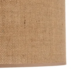 Hængelampe Jute cylinder naturbrun Ø40cm 1 lyskilde.
