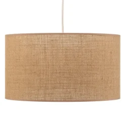 Hængelampe Jute cylinder naturbrun Ø40cm 1 lyskilde.