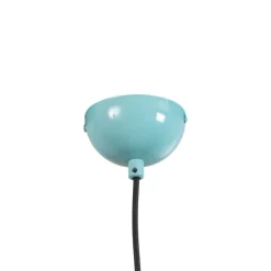Hængelampe Kure, turkis, metal, Ø 60 cm, E27