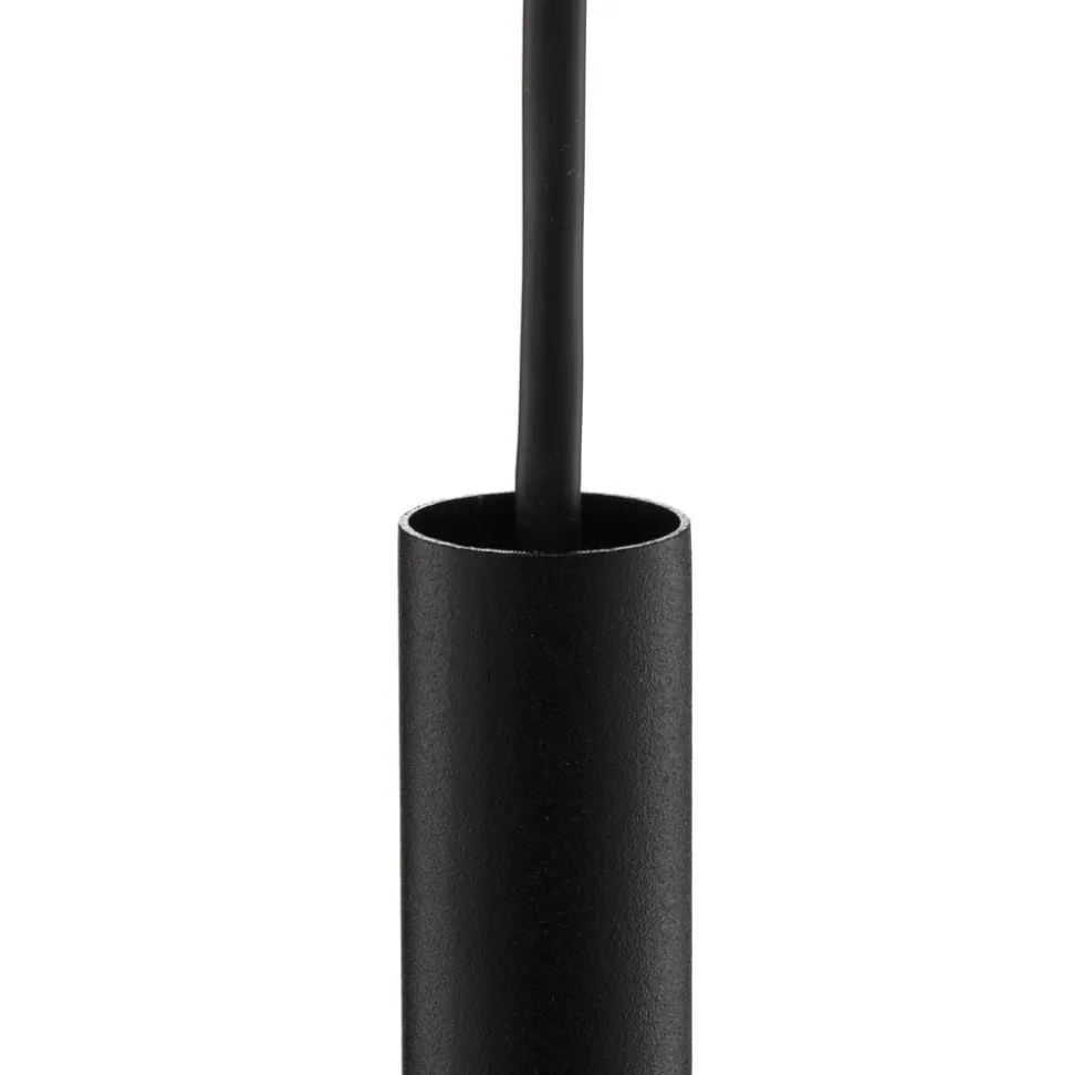 Hængelampe Laser 1 lyskilde, sort, skærm 100 cm