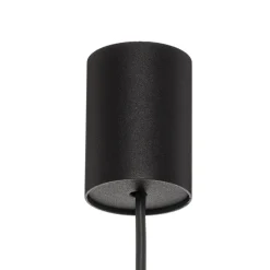 Hængelampe Laser 1 lyskilde, sort, skærm 100 cm