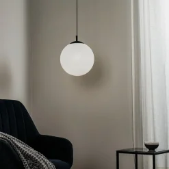 Hængelampe Maxi, Ø 30 cm, 1 lyskilde, glasskærm