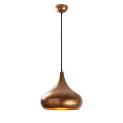 Hængelampe Muba 11550, messing brun, metal, Ø 26 cm