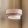 Hængelampe Pastell Trio pink/grå/lysegrå