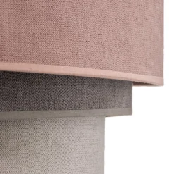 Hængelampe Pastell Trio pink/grå/lysegrå