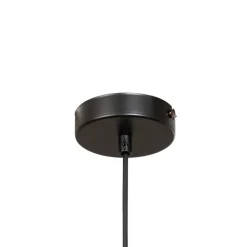 Hængelampe Plato, sort, metal, Ø 38 cm, E27
