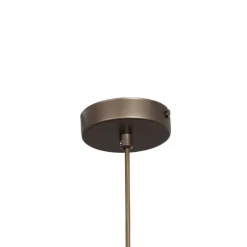 Hængelampe Plato, titanfarvet, metal, Ø 38 cm, E27