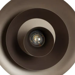 Hængelampe Plato, titanfarvet, metal, Ø 38 cm, E27