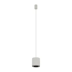 Hængelampe Point Duo, sølvgrå, stål, Ø 13 cm, GU10